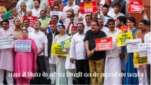 Parliament protest