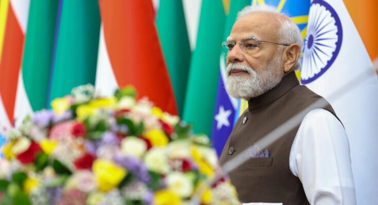 pm modi in Ethiopian parliament JPG