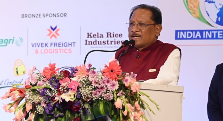 CM Vishnu Deo Sai announces mandi fee exemption for rice exporters in Chhattisgarh