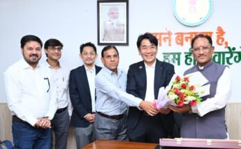 Japan delegation meeting CM Vishnu Deo Sai in Raipur for investment discussion