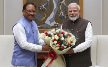 cm vishnu sai with pm modi