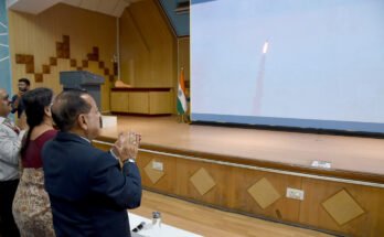 The Minister of State for Science & Technology (Independent Charge), Earth Sciences (Independent Charge), Prime Ministers Office, Personnel, Public Grievances & Pensions, Atomic Energy and Space, Shri Jitendra Singh watches the live broadcast of the Indias first private orbital launch from the historic First Launch Pad from the Satish Dhawan Space Centre (SDSC-SHAR), Sriharikota, in New Delhi on 18, 2026.