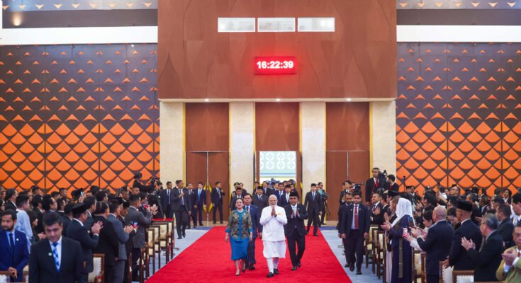 PM at the Parliament of Indonesia in Jakarta, Indonesia on July 07, 2026.