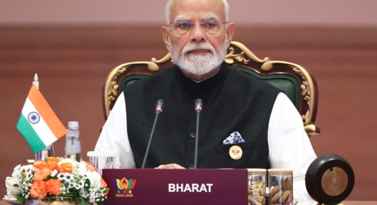 PMs Remarks and Statement at BRICS Summit Session, in Bharat Mandapam, New Delhi on September 12, 2026.