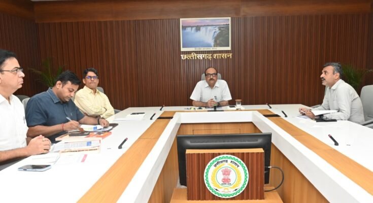 seva abhiyan meeting withcg cs
