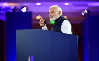 नई दिल्ली में ब्लूमबर्ग न्यू इकोनॉमी फोरम को संबोधित करते प्रधानमंत्री नरेंद्र मोदी